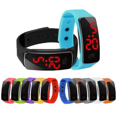 Светлые дети приведенные браслета наблюдают дозор Wristband силиконовой резины