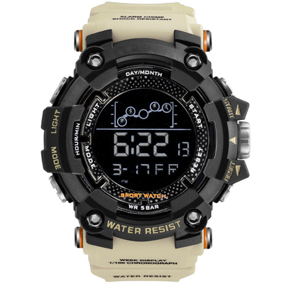 спорта шкалы 50M Smartwatch водоустойчивого светящего Multi гибридный